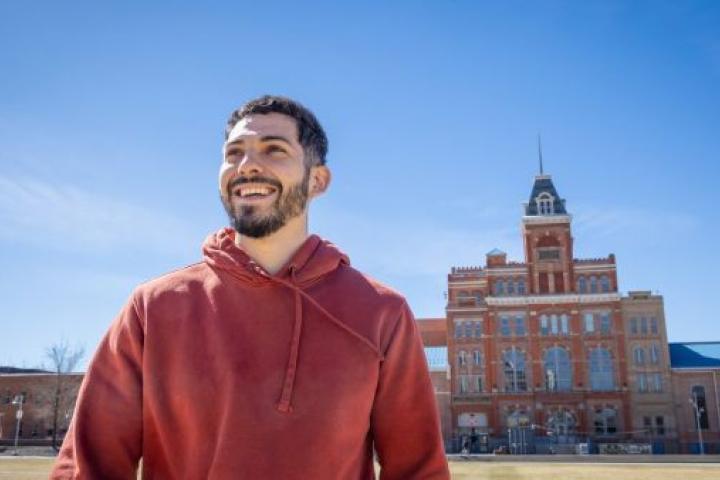 CU Denver Student on Auraria Campus